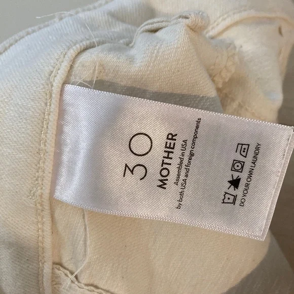 Mother Superior The Hustler Patch Pocket Flood Jeans Act Natural Size 30 - Picture 10 of 15